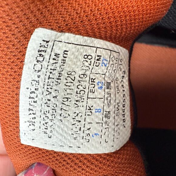 Columbia Boots Men's 9 Grey Orange Omnigrip Hiking Boot Outdoor Adventure Gear - Picture 9 of 10